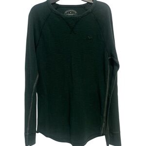 SOLD Men’s American Eagle Sz XS Long Sleeve Pullover Shirt Hunter Green Cotton